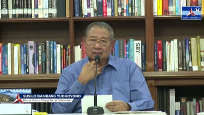 SBY: Ada Menteri Lobi Demokrat Bentuk Koalisi Baru, Pak Lurah Tahu