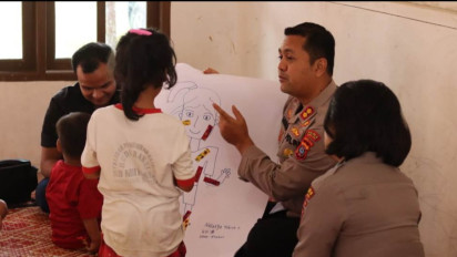 Dua Anak Korban Kekerasan Ayah Kandungnya di Taput Mulai Kembali Sumingrah