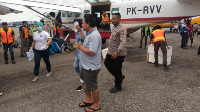 Korban Penembakan di Kampung Kago Tiba di Kabupaten Mimika