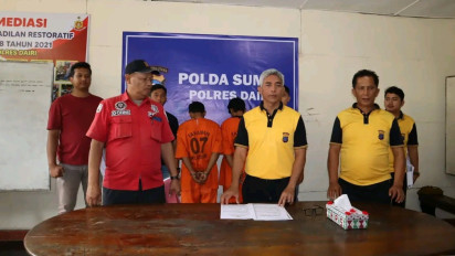 Satreskrim Polres Dairi Amankan Dua Tersangka Kasus Pencurian Sepeda Motor