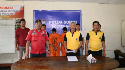 Satreskrim Polres Dairi Amankan 2 Orang Tersangka Kasus Pencurian Sepeda Motor