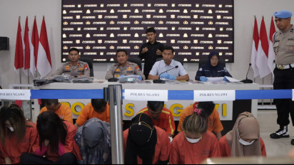 Promosi Judi Online Lewat Akun IG, 7 ABG di Ngawi Ditangkap Tim Cyber Patrol Polres Ngawi