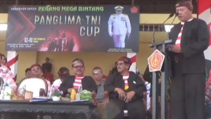 Karapan Sapi di Bangkalan Bertajuk Perang Mega Bintang Digelar, Panglima TNI Turun Langsung ke Lapangan
