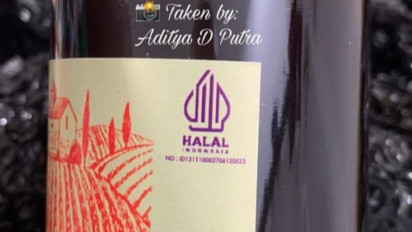 Penjual Red Wine Berlogo Halal Bakal Diperiksa Polisi Pekan Ini