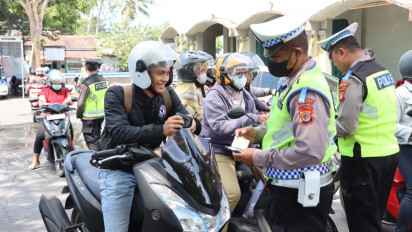 Hari Pertama Operasi Zebra Progo 2023 di Bantul, 158 Pengendara Terjaring Razia