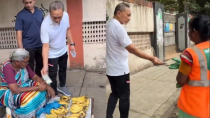 Zulkifli Hasan Bagi-Bagi Uang Saat Joging, Nitizen: Semoga Menang di Dapil Mumbai Ya Pak Zulhas