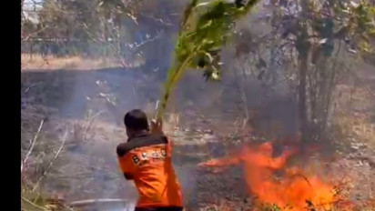 Dampak Kemarau Panjang, 2,6 Hektare Lahan di Pamekasan Terbakar
