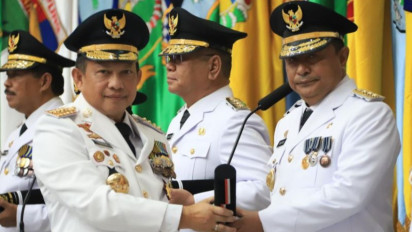 Mendagri Tito Karnavian Lantik Bahtiar Baharuddin sebagai Pj Gubernur Sulawesi Selatan