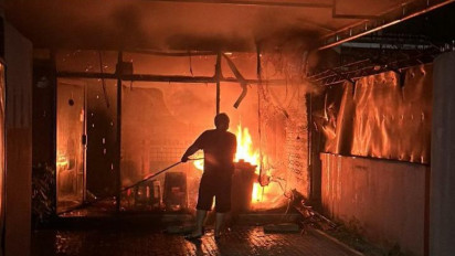 Stavolt Komputer Korslet, Warnet di Kelurahan Jatimulyo Terbakar