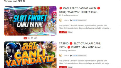 YouTube DPR Diretas Tayangkan Judi Online, Bareskrim: Tim Siber Sudah Turun Tangan
