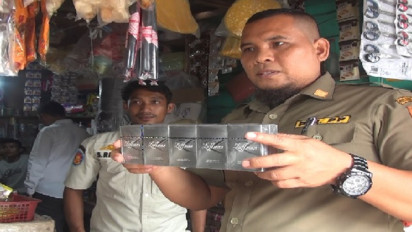 Razia Bea Cukai dan Satpol PP di Aceh Ungkap Peredaran Rokok Ilegal Tanpa Pita Cukai