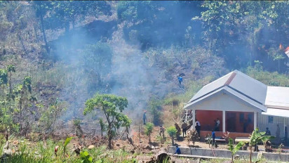 Pasutri Bakar Lahan Secara Sengaja Hingga Mengancam Sejumlah Bangunan