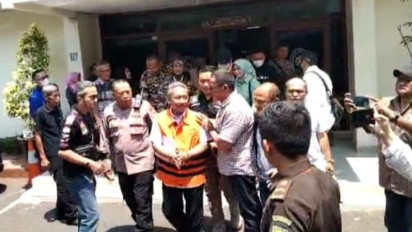 Mantan Walikota Yana Mulyana jalani Sidang Perdana di Pengadilan Tindak Pidana Korupsi Bandung