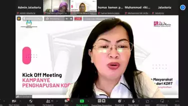 Asisten Deputi Bidang Perlindungan Hak Perempuan dalam Rumah Tangga dan Rentan KPPA, Ibu Eni Widiyanti, S.E., MPP., M.S.E.