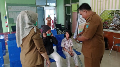 Kabut Asap Landa Kabupaten Ogan Ilir, Puskesmas Timbangan Tangani Puluhan Pasien ISPA