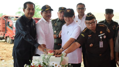 Ditjen Hubdat Groundbreaking Terminal Air Sebakul Bengkulu