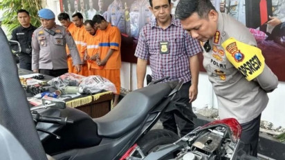 Kecanduan Judi Online, Pria Jalan Ciliwung Nekad Curi Motor, Satu Jam Kemudian Diringkus Polisi
