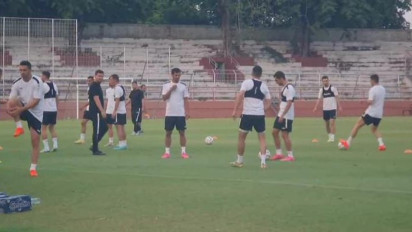 Jelang Lawan Timnas Indonesia, Timnas Turkmenistan Gelar Latihan Tertutup di Stadion Gelora 10 Nopember Surabaya
