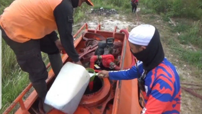 Kebakaran Lahan Gambut Sulit Dipadamkan, BPBD Kotim Gunakan Racun Api