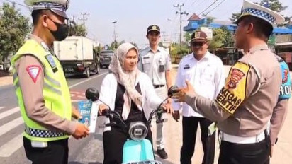 Tiga Hari Operasi Zebra, Polda Lampung Tindak 206 Pelanggar Lalu Lintas