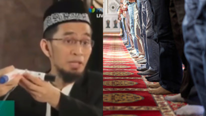Kok Ada yang Kakinya Tidak Merapat dan Ada yang Rapat Saat Salat Berjamaah? Ustaz Adi Hidayat Bilang Justru yang Benar itu adalah...