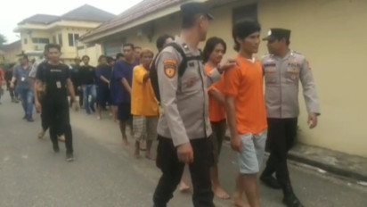 Polisi Amankan 28 Tersangka Curas dan Curat Dalam Gelar Operasi Sikat Musi 2023