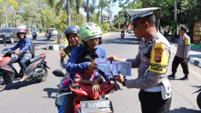 Operasi Zebra Rinjani 2023, Polres Sumbawa Sosialisasikan Tatib Berlalulintas
