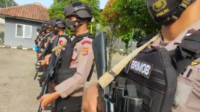 Pengamanan Lapas Khusus Gunung Sindur Berlapis Brimob Pastikan Aman dan Kondusif