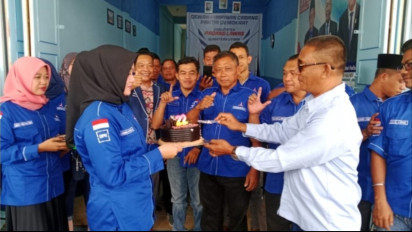 DPC Partai Demokrat Palas Rayakan  HUT Partai Demokrat ke 22