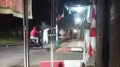 Brutalnya Geng Motor Mengamuk, Rumah Warga Dilempari Pakai Batu, Ini Kata Kapolsek Sunggal