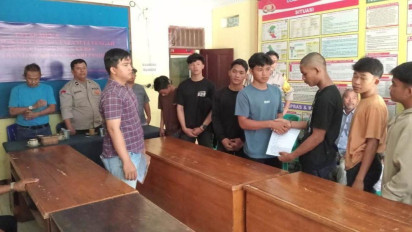 Tak Terima Temannya Dipukul, 2 Kelompok Remaja Antar Kelurahan di Tapteng Tawuran