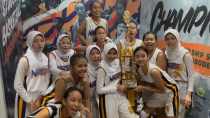 SMPN 19 Jakarta Raih Juara 1 Depok Student Basketball League 2023
