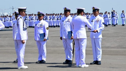 HUT Ke-78 TNI AL, Panglima Minta Semua Harus Selalu Siap Jadi Garda Terdepan dalam Hadapi Beragam Krisis