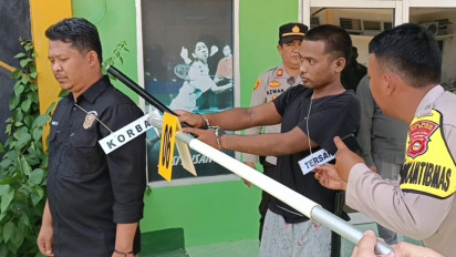 Polisi Gelar Rekontruksi Menantu Bunuh Mertua di Kabupaten Oku Selatan, Terungkap Sudah Terencana