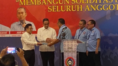 KSPSI Resmi Deklarasi Dukungan Kepada Pasangan Anies Baswedan-Cak Imin