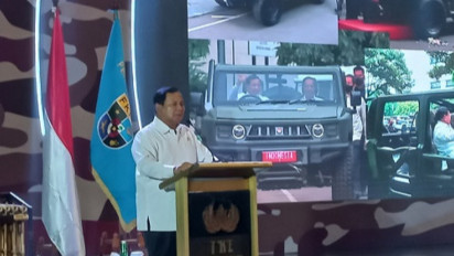 Tegas Tak Kampanye di HUT ke-45 FKPPI, Prabowo Subianto: Mungkin Ada Bawaslu Ngintip-ngintip