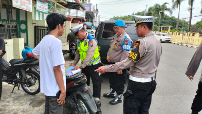 Operasi Zebra Toba 2023 Hari ke-9, Polres Binjai Keluarkan 115 Surat Tilang