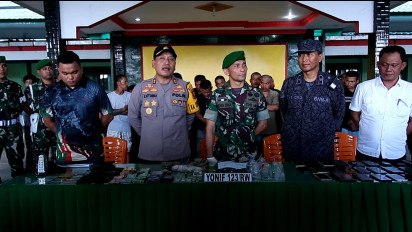 Yonif 123/RW Amankan 28 Pria Warga Padangsidimpuan Diduga Pesta Narkoba