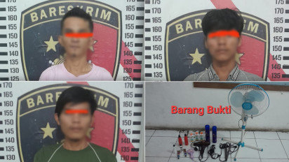 Polres Sibolga Mengungkap Kasus Pencurian di Salon Kecantikan, 3 Tersangka dan Barang Bukti Berhasil Diamankan