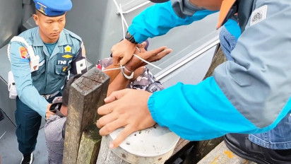 Lanal Dumai Berhasil Gagalkan Penyeludupan 5,404 KG Sabu dari Malaysia