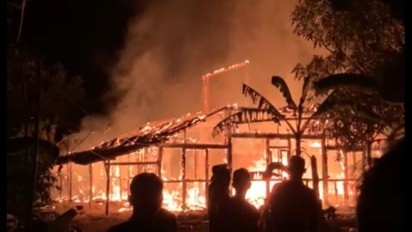 Gara-gara Bediang Kadang, Rumah dan Kandang Kambing Ludes Terbakar