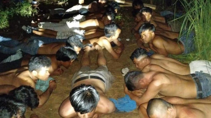 Waduh, 28 Pemuda di Padangsidimpuan Asik Pesta Narkoba Ditangkap Personel TNI Yonif 123/RW