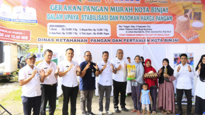 Tekan Inflasi Pangan dan Jaga Stabilitas Harga, Pemko Binjai Gelar Gerakan Pangan Murah