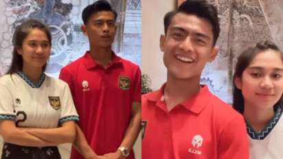 Momen Bucin Pratama Arhan Setelah Pertandingan, Cium dan Peluk Sang Istri Azizah Salsha