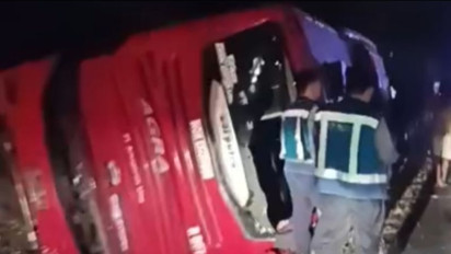 Kecelakaan Bus Agra Mas VS Truk di Tol Semarang-Solo, Lalin Dibuka-Tutup