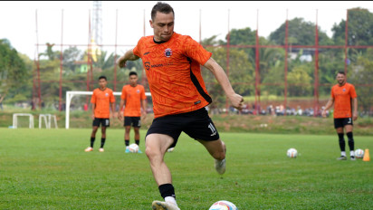 Jelang Hadapi Persik, Persija Tetap Berlatih Keras Meski Komposisi Tim Tak Lengkap