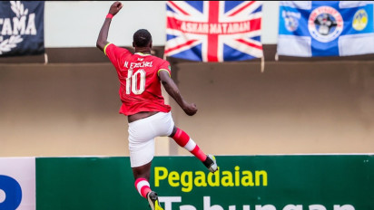 Striker FC Bekasi City Ezechiel N'Douassel Haus Gol, Targetkan Poin Penuh Kontra Nusantara United
