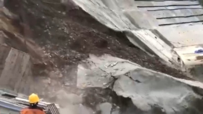 Telan Anggaran Trilliunan Rupiah, Proyek Strategis Nasional Bendungan Ameroro di Konawe Alami Longsor, Berikut Fotonya