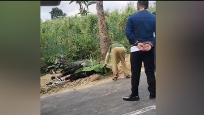 Sepeda Motor Tabrak Pohon di Jalur Wisata Telaga Sarangan, Dua Pelajar SMP Asal Ngawi Tewas di Tempat