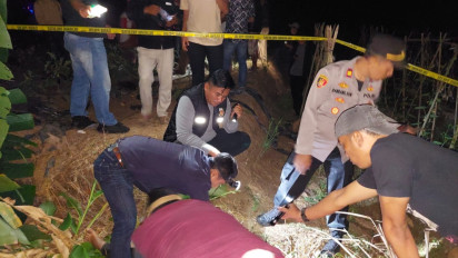 Jasad Pria dalam Siring Perkebunan Menggegerkan Warga Tanggamus Lampung